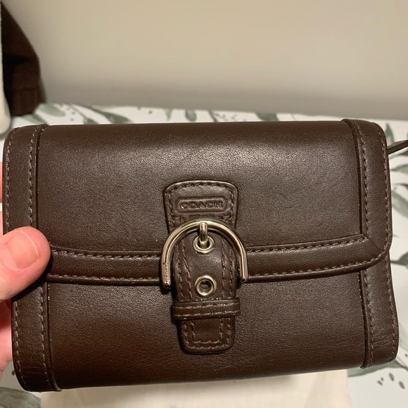 Vintage Coach Soho Brown Leather Wallet - Picture 2 of 12